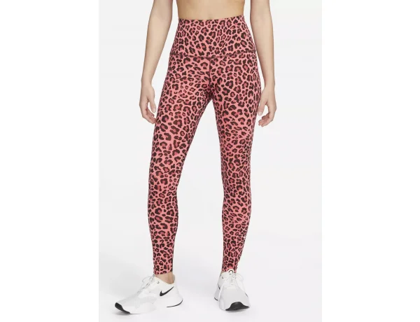 Nike Dri-Fit Leopard Leggings Różowy