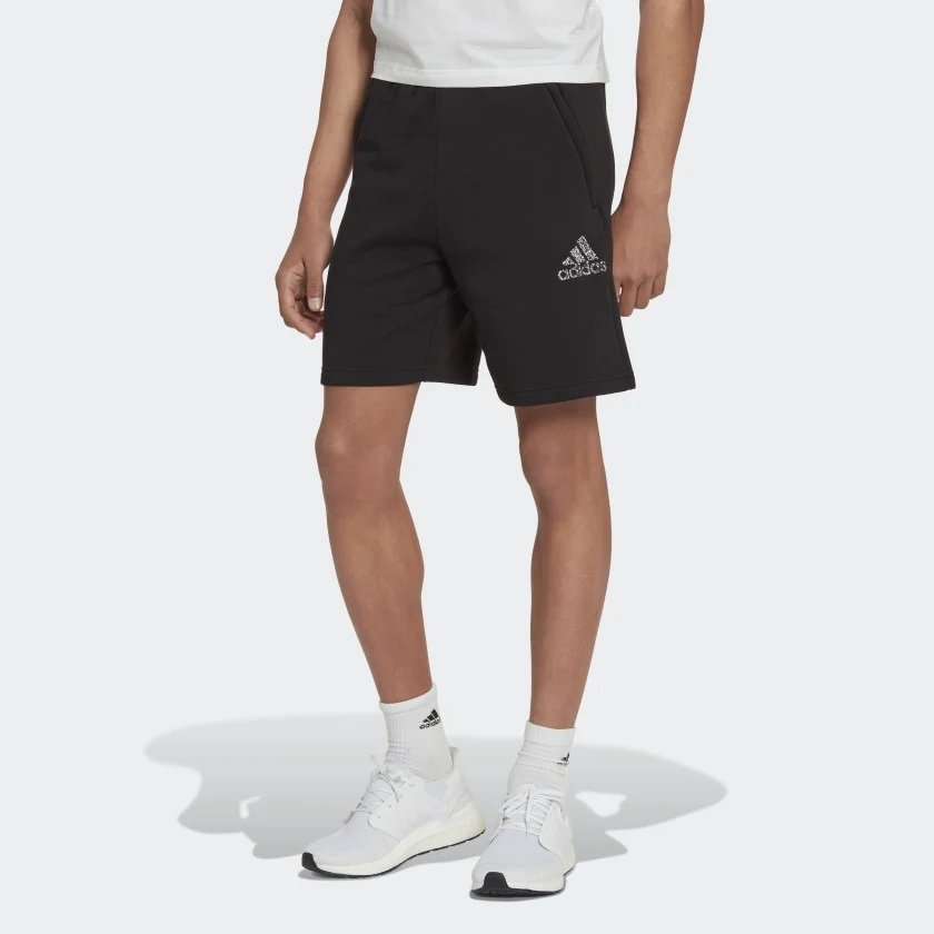adidas badge of sport 3 stripes shorts