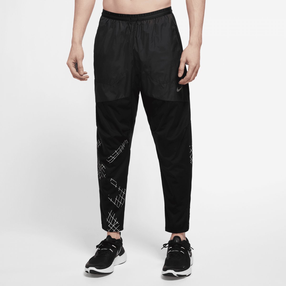 Nike Storm FIT Run Division Phenom Elite Czarne Spodnie Do Treningu nike-storm-fit-run-division-phenom-elite-czarne-spodnie-do-treningu