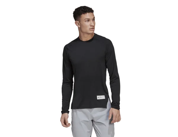 adidas vTrain to Peak HIIT Training Long Sleeve Tee Czarny