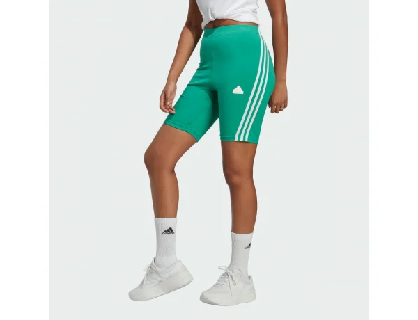 adidas Future Icons 3-Stripes Bike Shorts Zielony