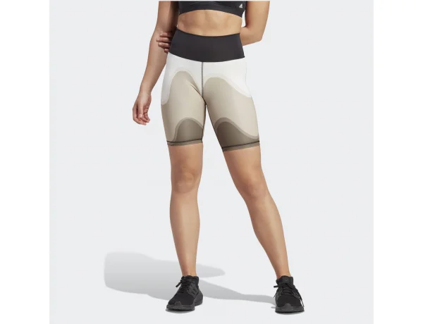 adidas X Marimekko Optime Training Bike Short Tights Beżowy/Biały
