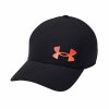 UA Iso-Chill ArmourVent™ Stretch Hat Czarny