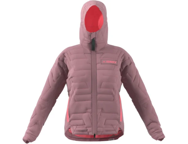 adidas W TERREX MYSHELTER Primaloft Hooded Jacket Różowy