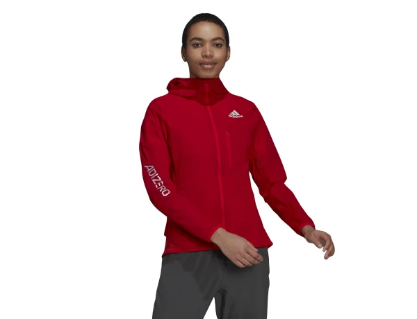 adidas ADIZERO MARATHON JACKET WOMEN Czerwony