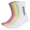 adidas Half Cushioned Vertical Crew 3pp Biały/Żółty/Różowy