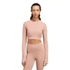 adidas by Stella McCartney Truestrength Cropped Long Sleeve Pomarańczowy