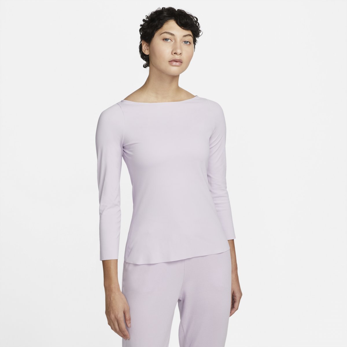 Nike Yoga Luxe Long-Sleeve Fioletowy M