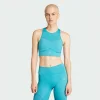 adidas by Stella McCartney Tpr Crop Błękitny