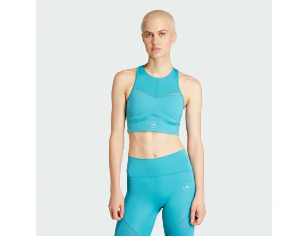 adidas by Stella McCartney Tpr Crop Błękitny