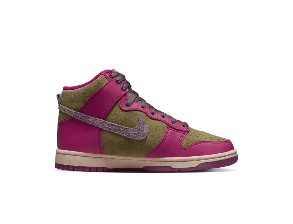 Nike Dunk High Purpurowy/Brąz