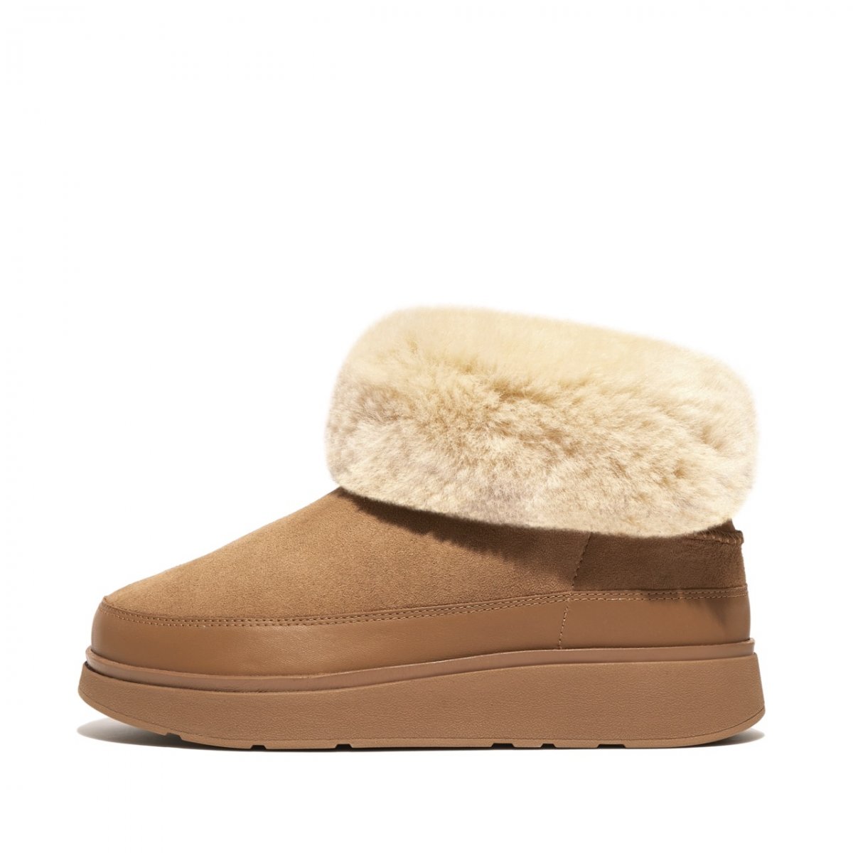 FitFlop GEN-FF Mini Double-Faced Shearling Boots Brązowy 36.5