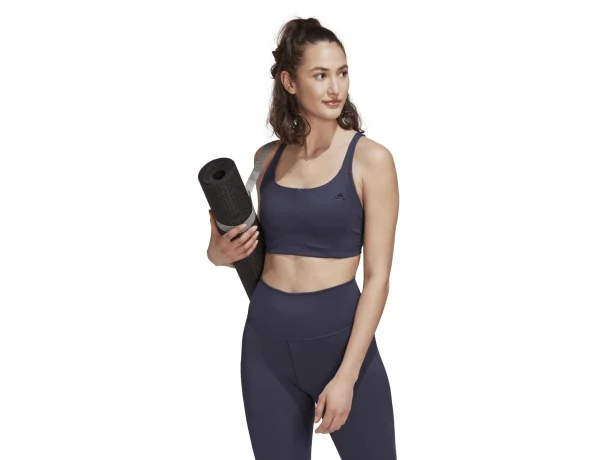 adidas CoreFlow Medium-Support Bra Granatowy