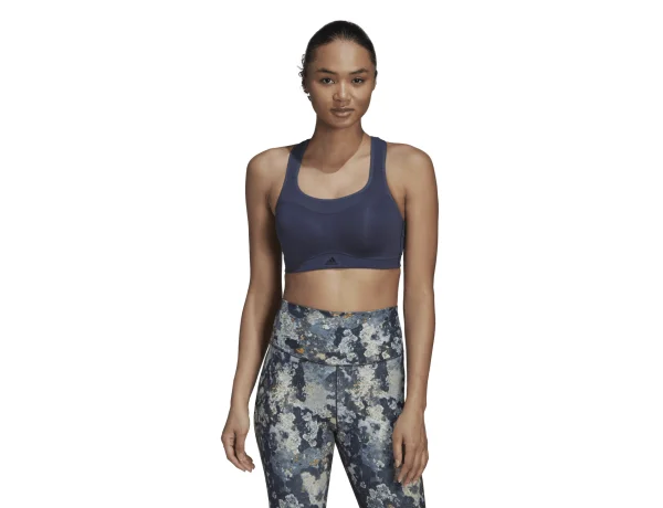 adidas TLRD Impact Training High-Support Bra Granatowy