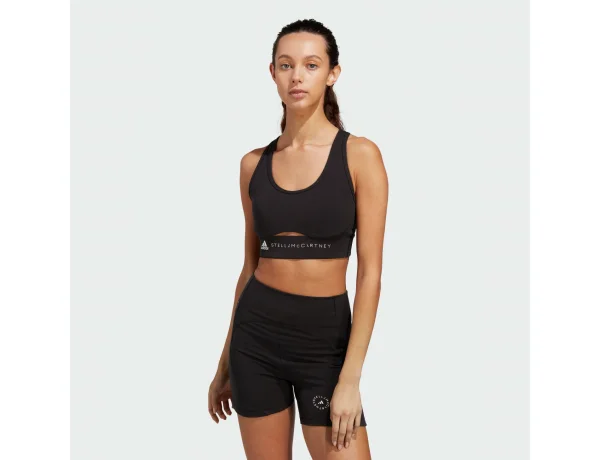 adidas by Stella McCartney Truestrength Medium-Support Bra Czarny